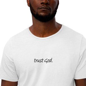 Curved Hem Tee Trust God Noir Label